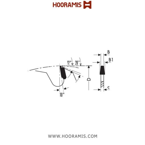 تیغ اره الماسه  لمینیت-MDF  بر  36 دندانه قطر  150 شفت  50 برند  کلین (Klein) ایتالیا |  کد رفرنس FI150.03650 | 483_lame-circolari-hw-incisori-conici-(2).jpg