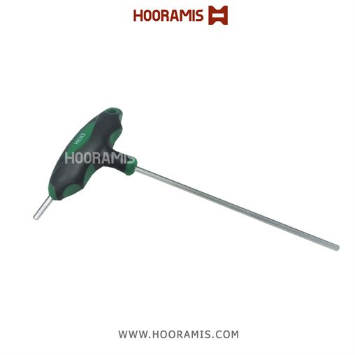 آچارآلن شش گوش دسته دار دو طرفه کوتاه و بلند سایز 3 میلیمتر برند KING تایوان