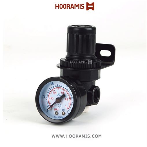 رگلاتور سایز 1/4 اینچ واحد مراقبت پنوماتیک برند LMC مدل R07-RNKG