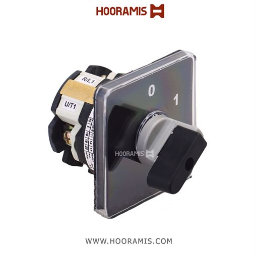کلید سلکتوری 25 آمپرتک فاز یک طرفه برند TRS مدل A2501  TL2