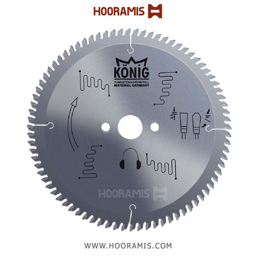 تیغه اره الماسه برش پروفیلهای آلومینیوم و یو پی وی سی برند Konig ترکیه به ابعاد Z58-190*2*30 534_alm-h.jpg