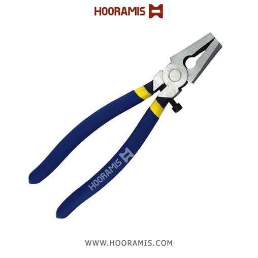 انبر شیشه گیر سرتخت لبه پهن برند glasstool