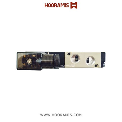 شیربرقی تک بوبین پنوماتیک 5/2 سایز 1/4 اینچ 220 ولت AC برند AIRTAC  مدل 4V210-08 836_3.png