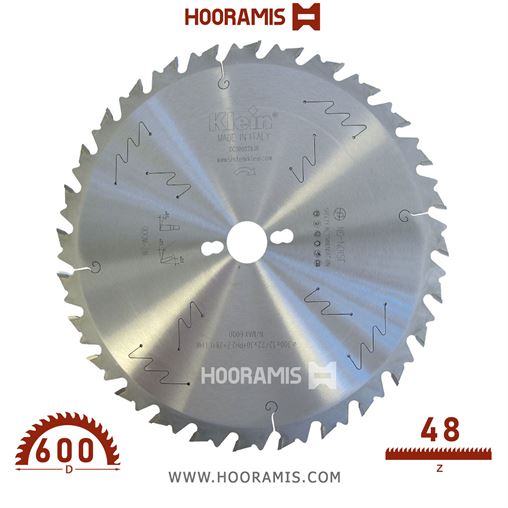 تیغ اره الماسه  لمینیت-چوب  بر  48 دندانه قطر  550 شفت  30 برند  کلین (Klein) ایتالیا |  کد رفرنس DC550.04430 | 98_DC600.05430.jpg