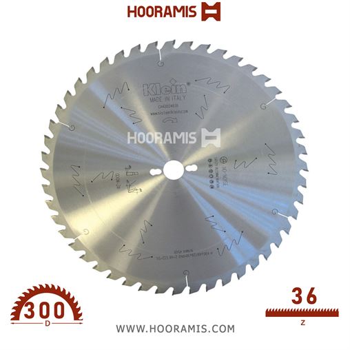 تیغ اره الماسه  نئوپان-چوب  بر  30 دندانه قطر  250 شفت  30 برند  کلین (Klein) ایتالیا |  کد رفرنس CA250.03030 | CA300.03630.jpg