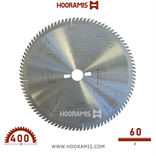 تیغ اره الماسه  چوب بر و نئوپان بر  60 دندانه قطر  400 شفت  30  کلین (Klein) ایتالیا |  کد رفرنس CBS400.06030 |