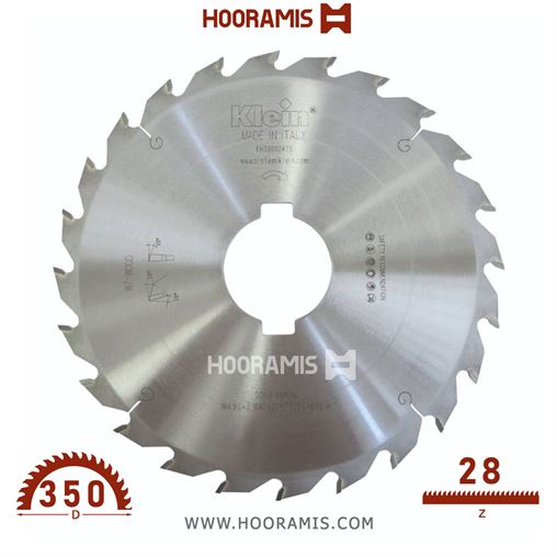 تیغ اره الماسه  چوب  بر  24 دندانه قطر  300 شفت  برند  کلین (Klein) ایتالیا |  کد رفرنس FE300.02880 | FE350.03270.jpg