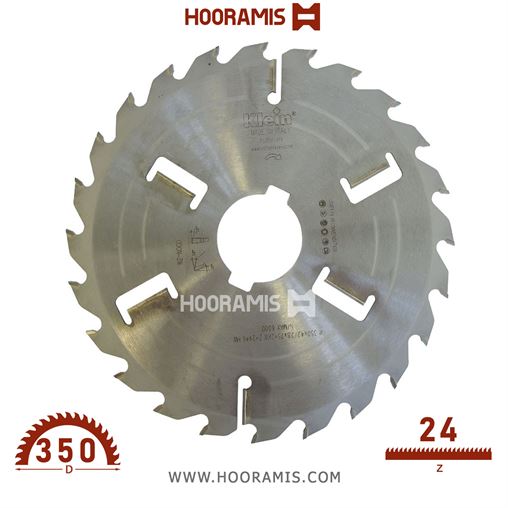 تیغ اره الماسه  چوب  بر  24 دندانه قطر  350 شفت  برند  کلین (Klein) ایتالیا |  کد رفرنس FG350.02470 | FG350.02475.jpg