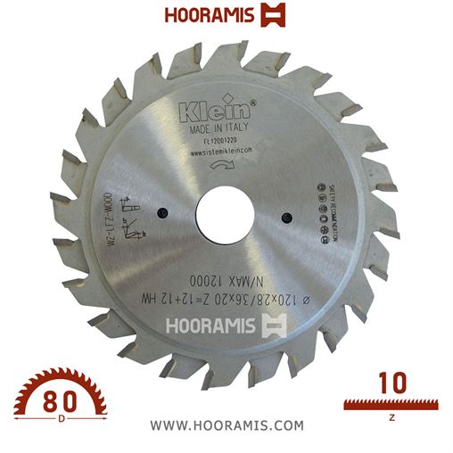تیغ اره الماسه  MDF بر و لمینیت بر  72 دندانه قطر  300 شفت  65 برند  کلین (Klein) ایتالیا |  کد رفرنس FI302.07265 | FL080.01020.jpg