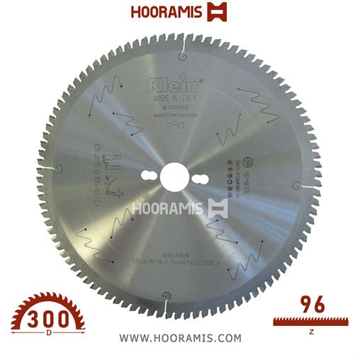 تیغ اره الماسه  کورین بر  84 دندانه قطر  300 شفت  30 برند  کلین (Klein) ایتالیا |  کد رفرنس MES300.08430 | MES300.09630.jpg