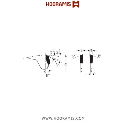 تیغ اره الماسه  چوب -نئوپان بر  48 دندانه قطر  150 شفت  30 برند  کلین (Klein) ایتالیا |  کد رفرنس CE150.04830 | lame-circolari-universali-hw-spessore-sottile-(2).jpg