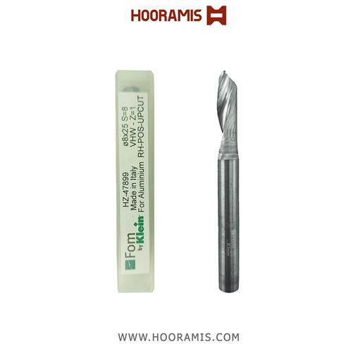 مته عمومی آلومینیوم به ابعاد 8*80*25*8 از جنس Solid Carbide برند کلین Klein ایتالیا جهت ماشین FOM | کد رفرنس U111.080.RXFI |