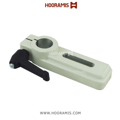 گیره نگه دارنده جک دستی در دستگاههای کپی فرز فریم و سش رومیزی Ozcelik به همراه دسته ال- شکل پیچدار