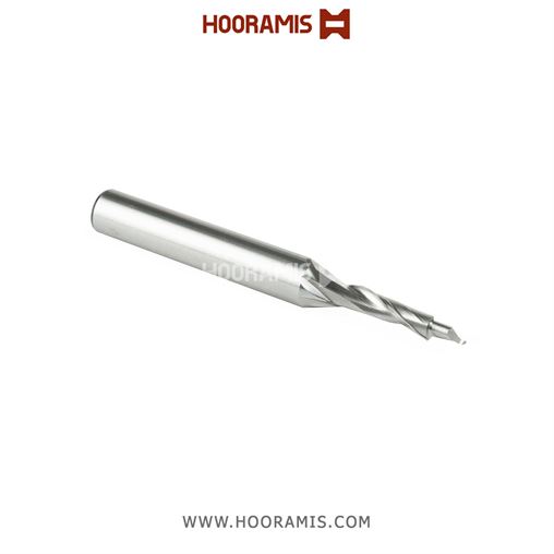 مته اختصاصی تک کاناله نوک دار 8*70*25*5*3 از جنس HSS-E جهت ایجاد شیارآب بر روی پروفیلهای uPVC در ماشینهای   Murat و Haffner 