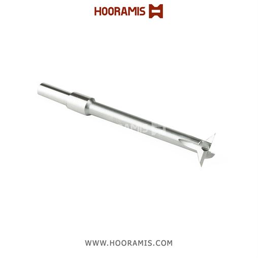 مته اختصاصی چهارپر T شکل 83*8*15 از جنس HSS-E جهت پولیش داخلی در پروفیلهای uPVC در ماشین  Kaban 