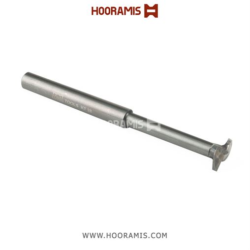 مته اختصاصی دو پر T شکل  8*100*45*14  از جنس Solid Carbide جهت پولیش داخلی در پروفیلهای uPVC در ماشینهای Elumatec , Rotox , Sturz , Urban , etc